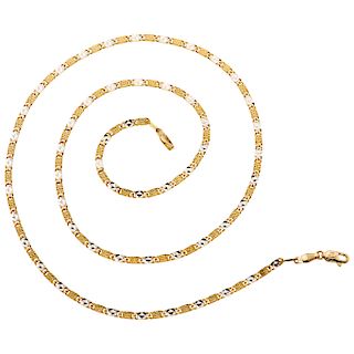 TECNIGOLD yellow gold 14 K necklace.