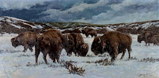 John DeMott 
(American, b. 1954)
Winter on the Plains, 1984