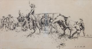 Nick Eggenhofer
(American, 1897-1985)
Ride 'Em Cowboy, 1938