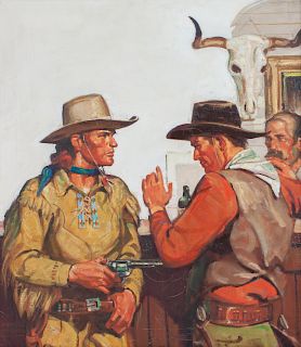 Arthur Roy Mitchell
(American, 1889-1977)
May 30th Wild West Weekly