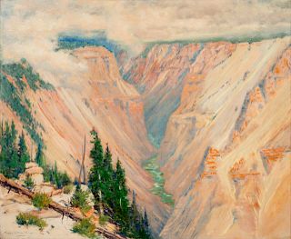 Charles Partridge Adams
(American, 1858-1942)
Yellowstone Canyon