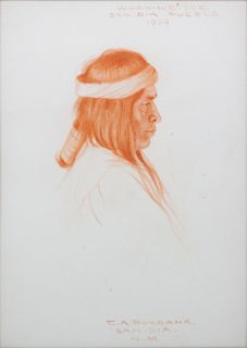 Elbridge Ayer Burbank
(American, 1858-1949)
Indian Figure Portrait
 