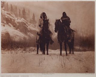 Edward Sheriff Curtis
(American, 1868-1952)
For A Winter Campaign