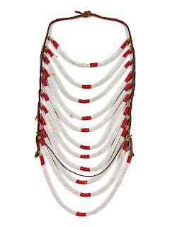 Plateau Beaded Loop Necklace
overall length 20 x width 7 inches 