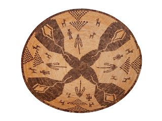 Apache Pictorial Tray
height 4 x diameter 18 inches