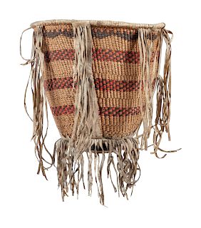 Apache Burden Baskets, Group of Two
height 13 x diameter 15 inches and height 11 x diameter 14 1/2 inches