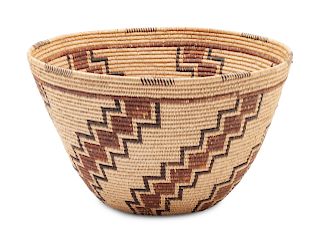 Panamint Polychrome Basket
height 6 1/2 x diameter 10 inches
