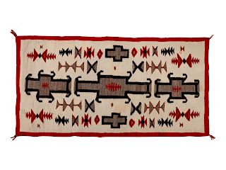 Navajo Western Reservation Weaving
 
41 x 72 inches  