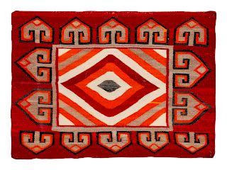 Navajo Western Reservation Saddle Blanket
 
36 x 28 1/2 inches 