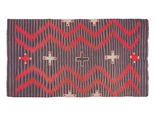 Navajo Moki-Style Germantown Weaving