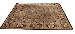 20th C. Persian Style Wool Area Rug