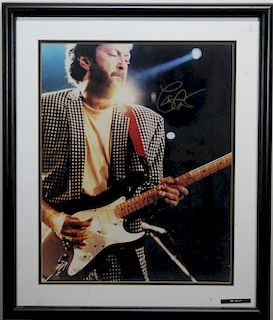 Autographed Eric Clapton Photo