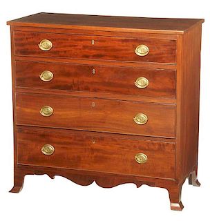 Southern Federal Mahogany Chest of Drawers