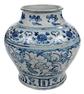 Blue and White Chinese Vase