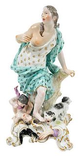Meissen Figurine Representing Sense of Touch