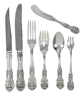 Francis I Sterling Flatware, 213 Pieces