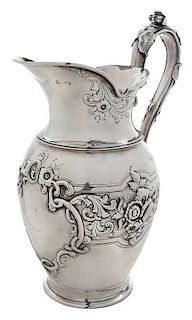 Kitts and Werne Coin Silver Water Pitcher