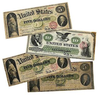 Four United States Notes