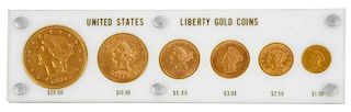 U.S. Gold Liberty Head Type Set