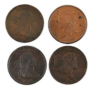 Group of U.S. Half Cents