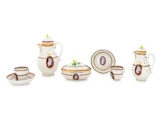 A Vienna Porcelain Tea Service
