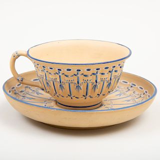 Wedgwood Caneware Cup and Saucer