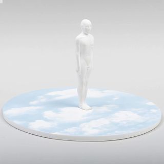 Wedgwood Porcelain Sculpture Sky Plateau II, Designed by Glenys Barton