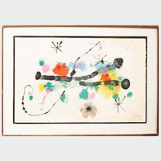 Joan Miro (1893-1983): Je travaille comme un jardinier, Variant