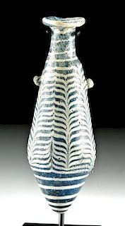 Greek Hellenistic Core Formed Glass Alabastron