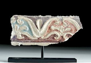 Rare Roman Polychrome Frieze Panel