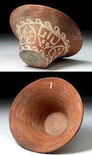 Moche Bichrome Pottery Florero / Flared Bowl