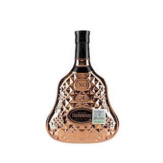 Hennessy. X.O. Cognac. France. Botella Rosa.
