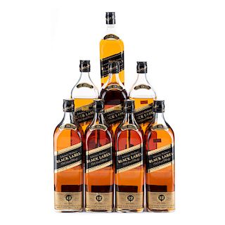 Johnnie Walker. Black Label. Blended. Scotch Whisky. Piezas: 8.