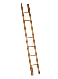 A George III Collapsible Library Ladder