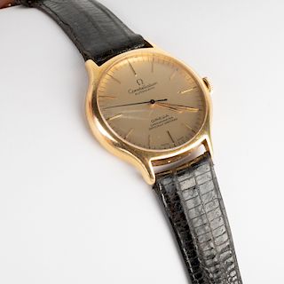 Gentleman's Omega 14k Gold Cronometer Wristwatch, Constellation Automatic