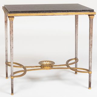 Directoire Style Ormolu and Steel Side Table, in the manner of Adam Weisweiller