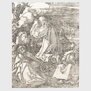 Albrecht Dürer (1471-1528): The Agony in the Garden, from The Small Passion