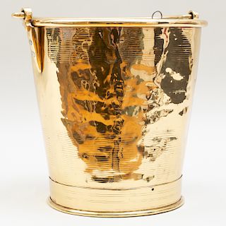 Anglo-Indian Brass Bucket