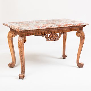 George II Style Mahogany Center Table