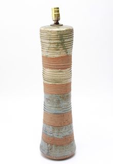 Karen Karnes Stoneware Art Pottery Table Lamp