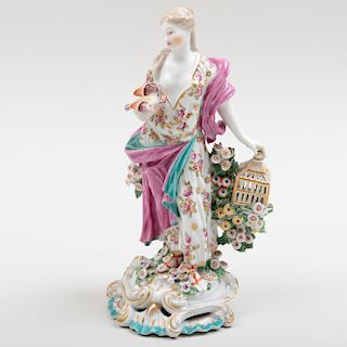 Derby Porcelain Figure Emblematic of Love