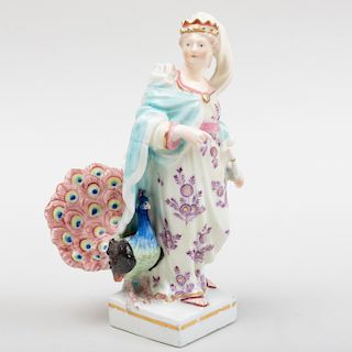 English Porcelain Figure of Juno