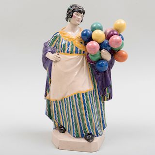 Charles Vyse Chelsea Pottery 'The Balloon Seller'