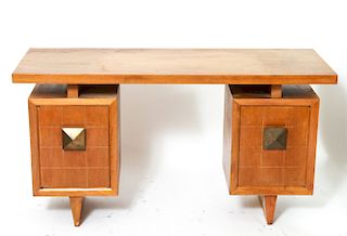 Paul Frankl Style Mid-Century Modern Desk
