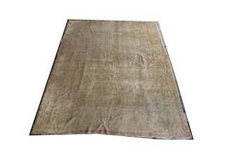 Oushak Carpet with Geometric Motifs 7' 1" x 9' 8"