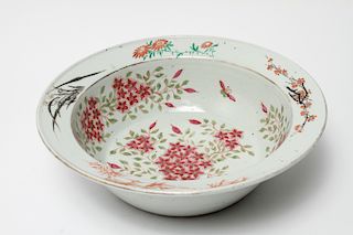 Chinese Famille Rose Porcelain Large Bowl / Basin