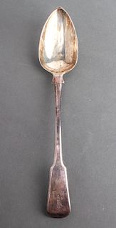 John Lias English Silver Serving Spoon 19th C.