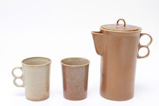 Bennington Potters Ceramic Teapot, Mug, and Cup, 3