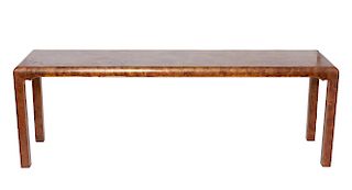 Lacquered Wood Chinoiserie Console Sofa Table