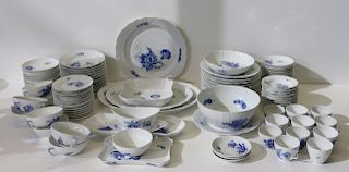 Royal Copenhagen Lot Of Blue Flower Porcelain.